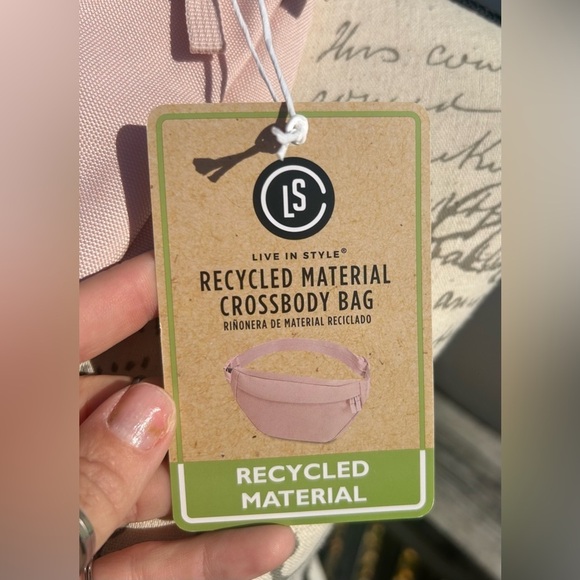 Pink Crossbody Waist Bag Large Capacity NWT! - Picture 5 of 6